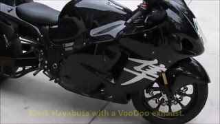 Black Busa with Voodoo Exhaust [upl. by Dhumma]