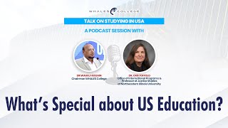 Exploring US Education  A Podcast with Sir Wahaj Hussain amp DrCris Toffolo  Study in USA Insights [upl. by Ainoval]