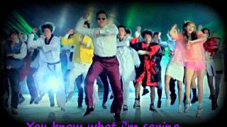 OPPA GANGNAM STYLE  LYRICS [upl. by Kimura]