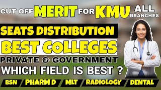 Kmu all detailsseats distributioncut off meritwhich field is bestkmu allied sciences [upl. by Inaliel]