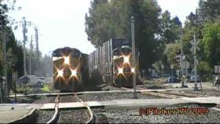 SUPER RARE UP Freights Race through Fremont [upl. by Ashraf]