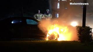 Autobrand Sportveldenweg Hoogeveen [upl. by Enaerb167]