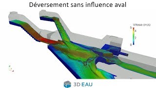 3D EAU  Déversoir dorage complexe  Elaboration dun dispositif dautosurveillance [upl. by Yekcor294]