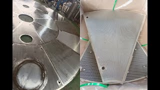 wedge wire false bottom vee wire support grid manufacturer China falsebottom supportgrid [upl. by Abercromby254]