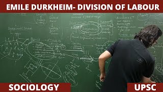 Lec 24 Division of Labour  Emile Durkheim upsc sociology emiledurkheim net jrf [upl. by Iborian]