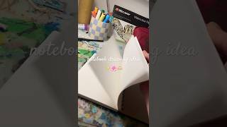 Notebook Drawing Idea ✨🌸🫶🏻 drawing notebook shorts ✍️  Crafts Unwrapped [upl. by Avitzur624]