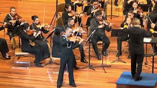 La Campanella Niccolo Paganini Soloist  Kun Orchestra  Royal Thai Navy Orchestra [upl. by Reedy]