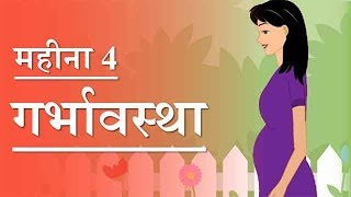 गर्भावस्था  महीना 4  Pregnancy  Hindi  Month 4  Week 14 to week 17 [upl. by Dani]