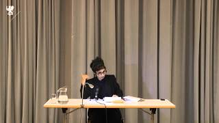 Avital Ronell Walking as a philosophical act 2014 [upl. by Htirehc]