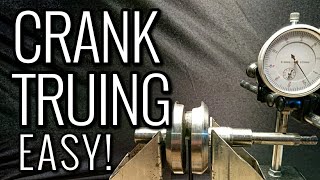 CRANKSHAFT TRUING MADE EASY  How To True Two Stroke Crank  2 STROKE TUNING [upl. by Patterman856]