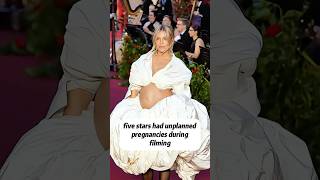 Five stars had unplanned pregnancies during filming celebrities celebrity fy [upl. by Palmore568]