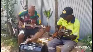 Gitar Melodi khas Melanesian  PNG local Music  David Terry part 1 [upl. by Airdnazxela]