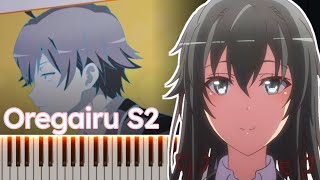 ⭐ quotHarumodokiquot  Oregairu S2 OP  Free Sheet and Piano Arr ⭐ [upl. by Atwater]