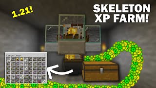 Skeleton Spawner XP Farm Minecraft 121  1 to 20 Levels in 30 minutes [upl. by Raymond294]