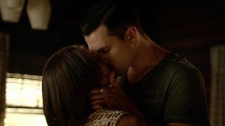 The Vampire Diaries 8x01 Bonnie and Enzo kiss Flashback [upl. by Lloyd]