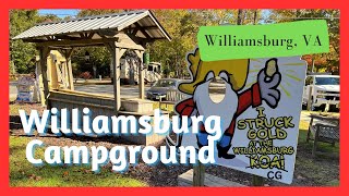 Williamsburg Campground  Historic Triangle  Williamsburg VA [upl. by Wira]