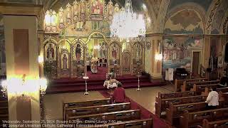 Wednesday September 25 2024 Rosary 630 pm Divine Liturgy 700 pm [upl. by Refanej]