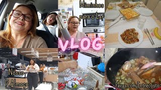 VLOG P ALMOÇO FORA COMPRAS ITENS PARA O LAR FIZ FAVAS COM ENTRECOSTOSÓ COMIDA BOA ❤️ [upl. by Nwahsear]