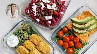 3 COMIDAS PARA LLEVAR  recetas altas en PROTEÍNAS VEGETALES  Amanda Ortiga [upl. by Candis]