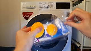 TESTING Dryer Balls  Kule do suszarki  WasherDryer PralkoSuszarka LG F2J6HM0W [upl. by Sirrep130]