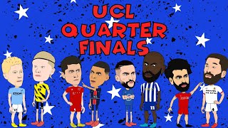 Clubs React To UCL Quarter Final Draws 😁😂⚽🏆 [upl. by Hentrich]