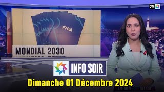 Info soir  Dimanche 01 Décembre 2024 [upl. by Kcirdde]