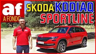 Škoda Kodiaq Sportline  Review y prueba a fondo [upl. by Adnaram]