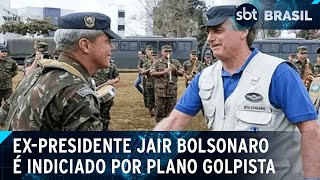 PF indicia Bolsonaro Braga Netto e outros por planos golpistas  SBT Brasil 211124 [upl. by Rimaj452]