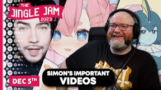 Simons Important Videos  wSimon Gee Tom Harry amp Sarah  Jingle Jam 2023  Day 5  05122023 [upl. by Nnawaj6]