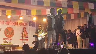 Sabin Rai and The Pharaoh featuring Harka Sampang Guransa ko Fed MuniLive in Dharan [upl. by Bronson448]