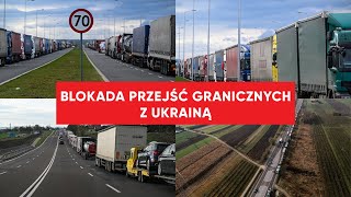 Gigantyczne kolejki na granicy z Ukrainą Polscy kierowcy mają dość [upl. by Edgard]