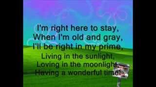 Tiny Tim  Living in the Sunlight Lyrics [upl. by Marley]