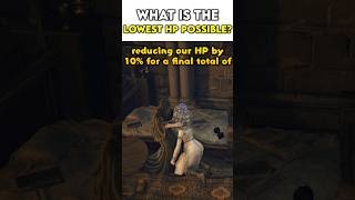 How LOW Can Your HP and VIGOR Be eldenringshadowoftheerdtree gaming darksouls [upl. by Pengelly]