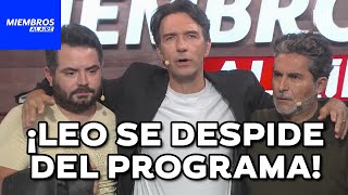 Con sentimientos encontrados ¡Leonardo de Lozanne sale del programa  Miembros al Aire  Unicable [upl. by Evangelist632]