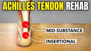 Achilles Tendon Rehab Tendonitis amp Tendinosis Exercises [upl. by Parthena]