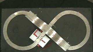 Superconducting Magnetic Levitation MagLev on a Magnetic Track [upl. by Cobb]