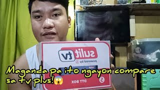 How to install sulit tv  Unboxing sulit tv by tv 5 digital tv box😱 [upl. by Erastes764]