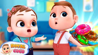 Sharing Is Caring  Sharing Toys Song  RoyalCoco Nursery Rhymes amp Kids Songs [upl. by Procora]