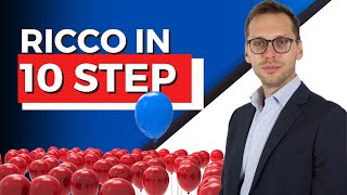 Ricco in 10 STEP come raggiungere lindipendenza finanziaria 🎯mindset di successo [upl. by Tegdirb]