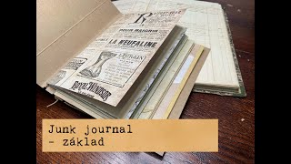 TUTORIAL  základ pro junk journal krok za krokem [upl. by Handel861]