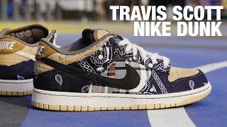 TRAVIS SCOTT Nike SB DUNK Low REVIEW amp On Feet [upl. by Sass]