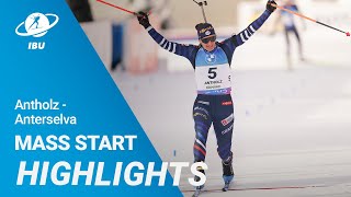 World Cup 2324 AntholzAnterselva Women Mass Start Highlights [upl. by Ameekahs879]