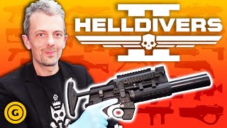 Firearms Expert Reacts to Helldivers 2 PART 3 [upl. by Eleynad931]