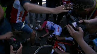 Van der Poels phenomenal comeback Amstel Gold 2019 victory [upl. by Hsakiv]