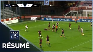 PRO D2 Saison 20232024 J08  Rouen Normandie Rugby  CA Brive [upl. by Nalro]