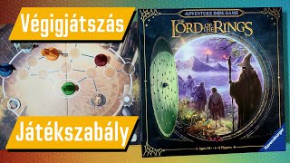 The Lord of the Rings Adventure Book Game  Végigjátszás  Játékszabály [upl. by Llekcm]