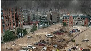 Floods in Spain after devastating Valencia now Jerez is paralyzed by DANA [upl. by Adnimra479]