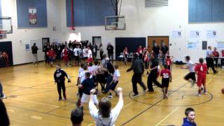 CLBL 6th Grade Championship game halfcourt buzzer beater [upl. by Hoisch]