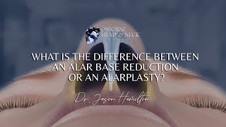 What is the difference between alar base reduction and alarplasty in nostril reduction surgery [upl. by Bohlin63]