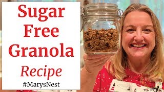 Sugar Free Granola Recipe [upl. by Arimihc]